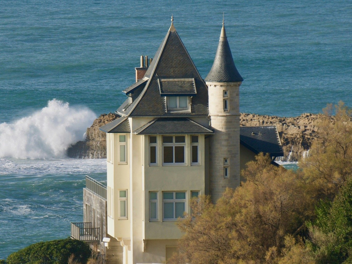 Villa Belza au bord de l'océan, Biarritz